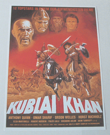 Kinoplakat Kublai Khan